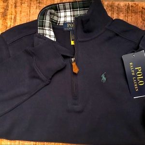 Polo Ralph Lauren boys mock zip up Shirts ..cotton